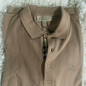 Burberry Men’s XXXL Tan short sleeve polo